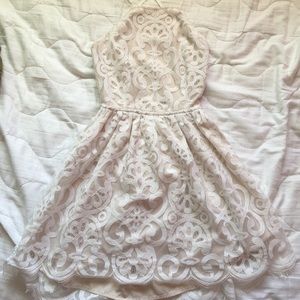 Tobi White Lace Dress